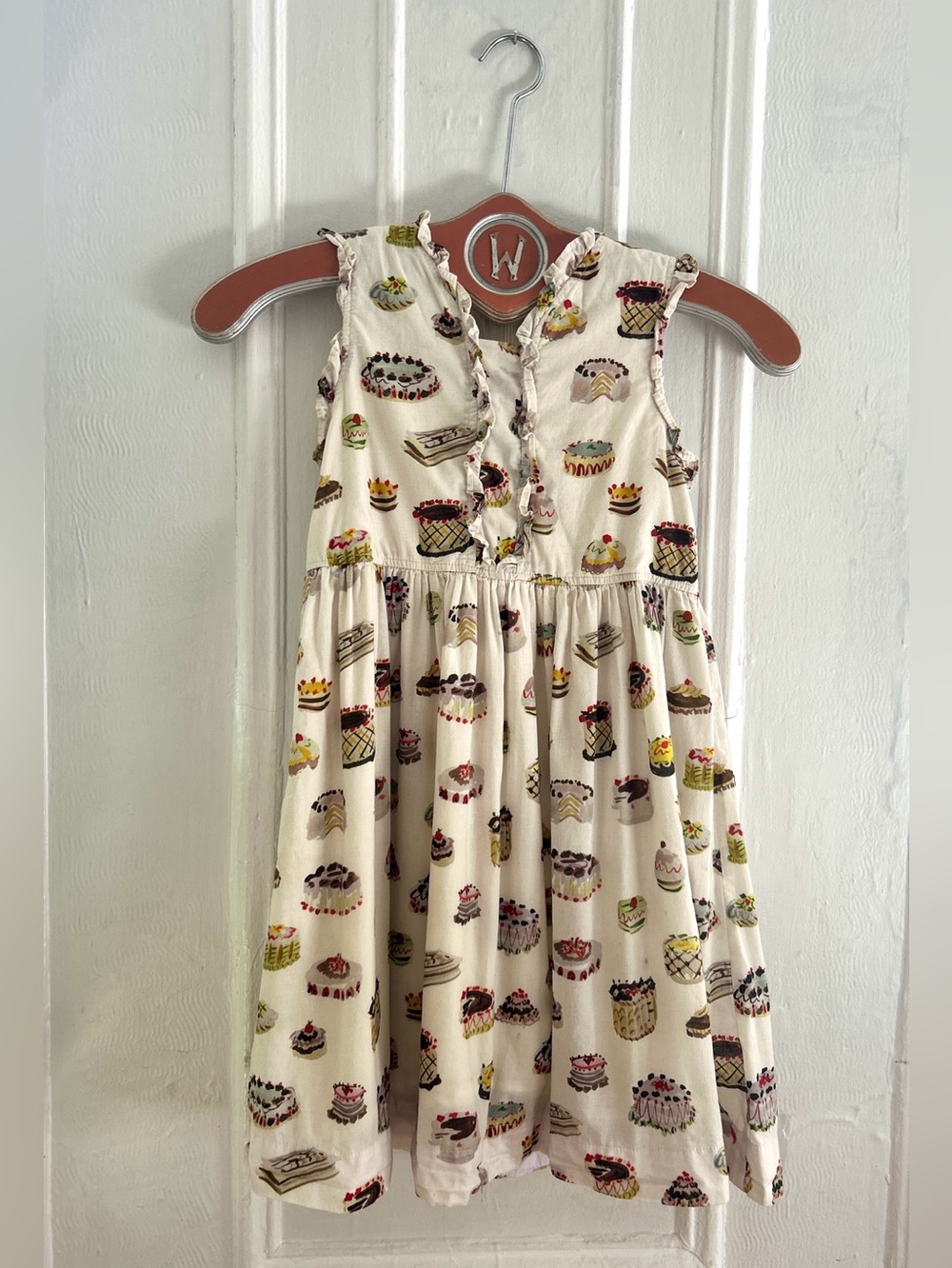 Pink Chicken Fancy Cake-Print Summer Dress 🎂